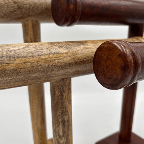 حامل اكسسوارات وساعات وأساور خشبي – تصميم فاخر بلو...