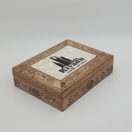 طقم 3 صناديق صناعه سورية مع قشرة خشب طبيعي وكتابة...