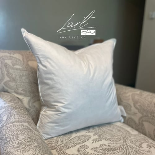 كوشنز فاخرة من ريش الاوز الطبيعي | شكلها مثل ماتبي...