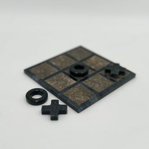 لعبة إكس أو من الرخام الطبيعي – خيار ديكور فاخر -...