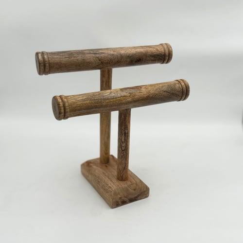 حامل اكسسوارات وساعات وأساور خشبي – تصميم فاخر بلو...