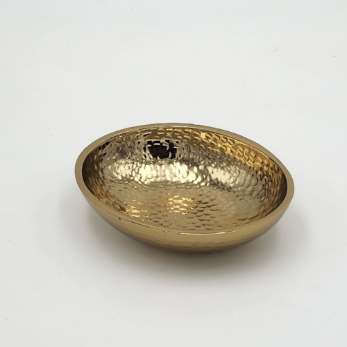 وعاء مودرن ذهبي بسطح بابلز للأناقة المنزلية – 13 س...