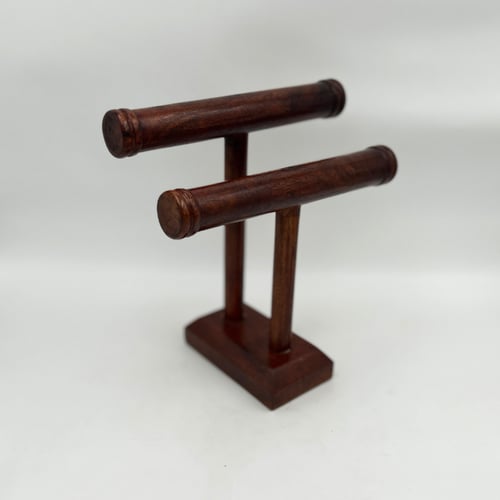 حامل اكسسوارات وساعات وأساور خشبي – تصميم فاخر بلو...