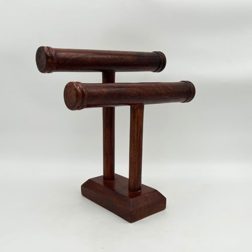 حامل اكسسوارات وساعات وأساور خشبي – تصميم فاخر بلو...