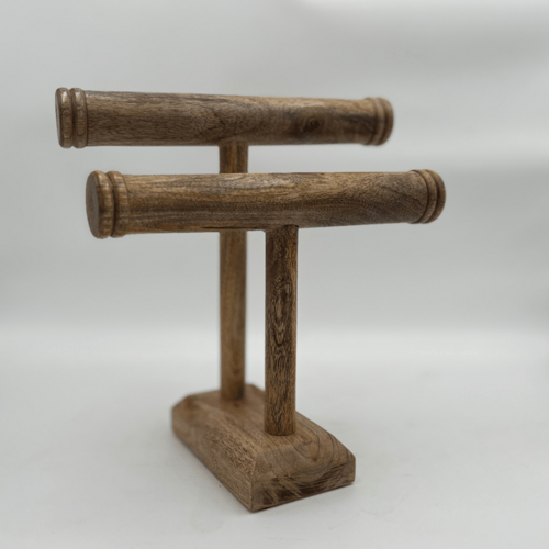 حامل اكسسوارات وساعات وأساور خشبي – تصميم فاخر بلو...