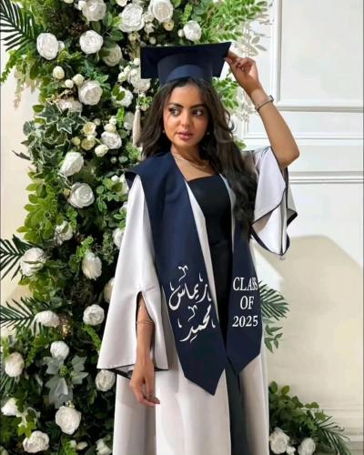 روب تخرج 2025 تطريز وتفصيل حسب الطلب