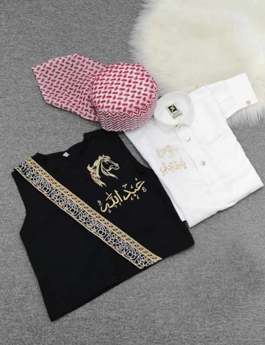 اطقم سديري اطفال مع ثوب وعمامه