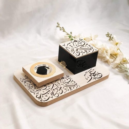 مباخر خشبيه بالاسم - الخط العربي