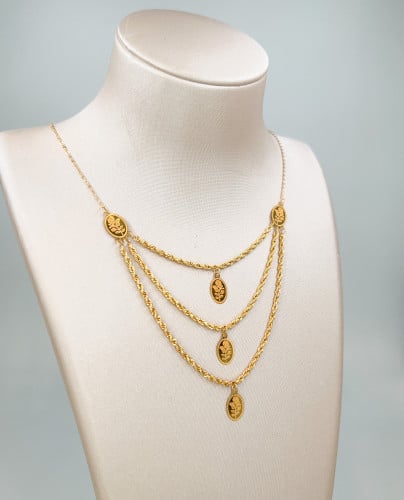 عقد ثلاث ادوار تصميم صورة سبيكة- عيار21