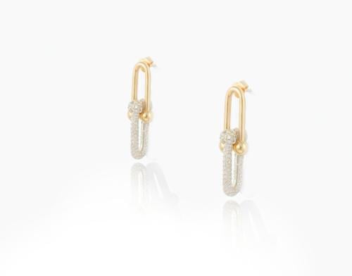 حلق عيار 18 تصميم عالمي-عيار 18