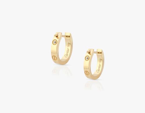 حلق عيار 18 تصميم عالمي-عيار 18