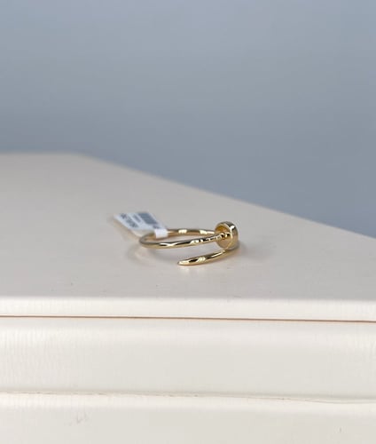 خاتم تصميم مسمار تصميم عالمي-عيار 18