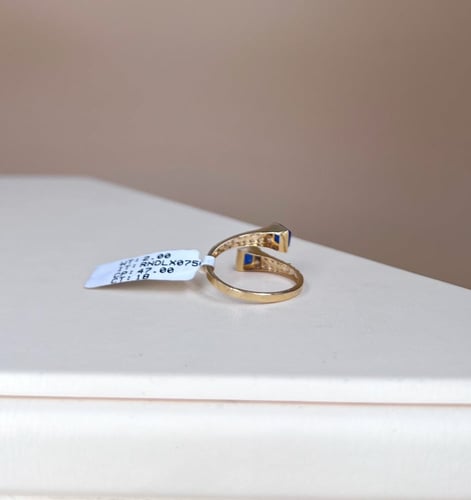 خاتم تصميم ناعم تصميم عالمي-عيار 18