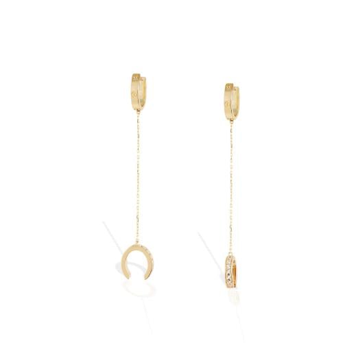 حلق ذهب اعيار 18-عيار 18