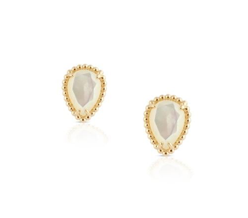 حلق ذهب عيار 18 تصميم عالمي