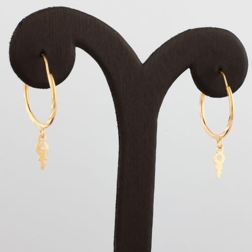 حلق ذهب عيار 21- عيار21