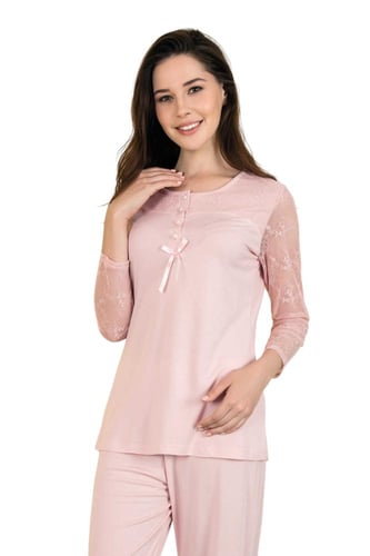 بيجامة ثلاثة قطع من Yeni Inci - BPJ170