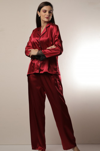 بيجامة كلاسيكية قطعتين من Leydia - 5984P