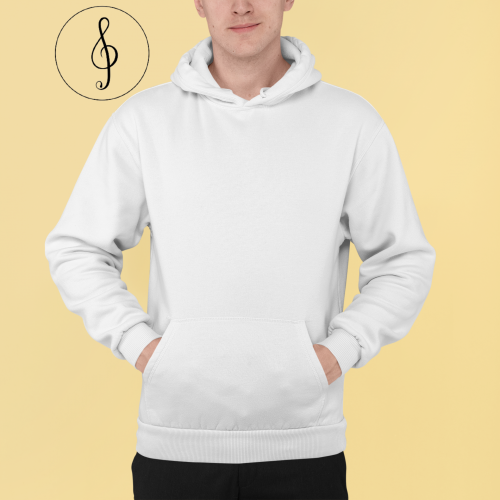 طباعة هودي أبيض على مودك