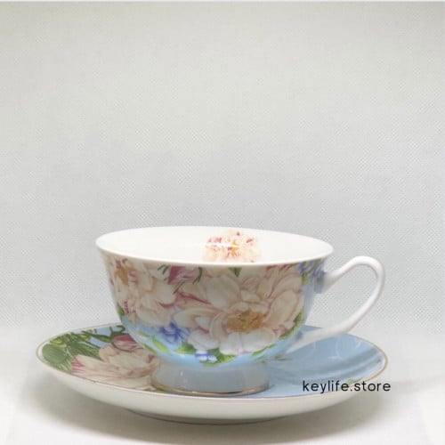 طقم كوب لون سماوي