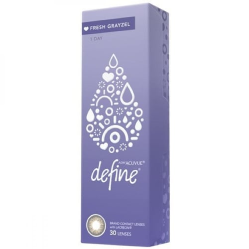 عدسات جونسون فريش جرايزل اليومية Define Fresh Gray...