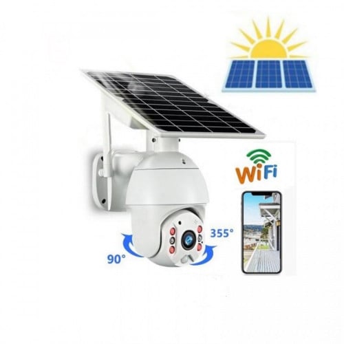 كاميرا مراقبة خارجية لاسلكية | بالطاقة الشمسية