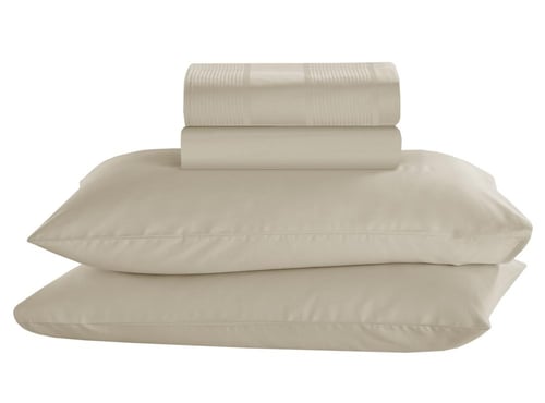 طقم شرشف كانون نفرين 4 قطع CSNSF BEIGE