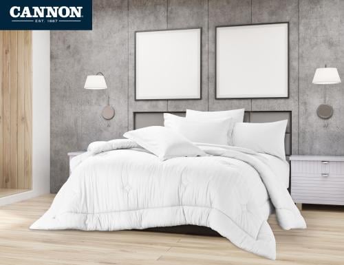 طقم مفرش كانون ساتان نفرين 6 قطع WHITE