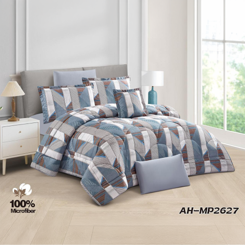 مفرش مشجر وجهين نفرين 7 قطع MP-2627