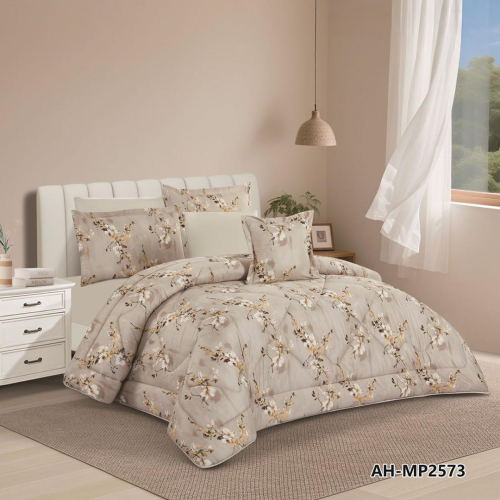 مفرش مشجر وجهين نفرين 7 قطع 456