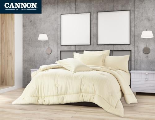 طقم مفرش كانون ساتان نفرين 6 قطع IVORY