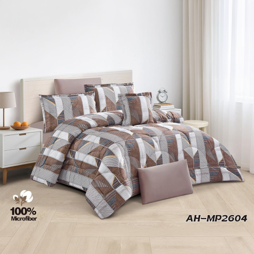 مفرش مشجر وجهين نفرين 7 قطع MP-2604