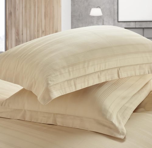 طقم مفرش كانون ساتان نفرين 6 قطع BEIGE