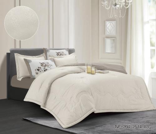 مفرش سادة 6 قطع نفرين NF-204-2514-03