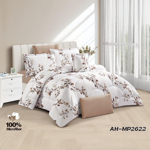مفرش مشجر وجهين نفرين 7 قطع MP-2622
