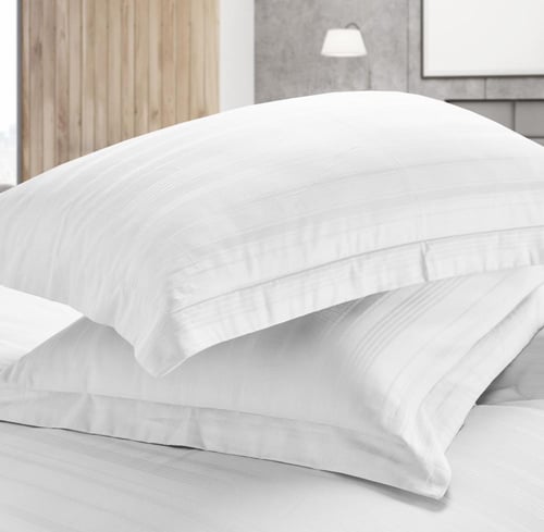 طقم مفرش كانون ساتان نفرين 6 قطع WHITE