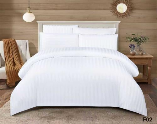 طقم مفرش فندقي 6 قطع مايكرو فايبر نفرين F02