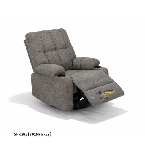 كرسي استرخاء كهربائي هزاز دوار SH-229-E..2302-5 GR...