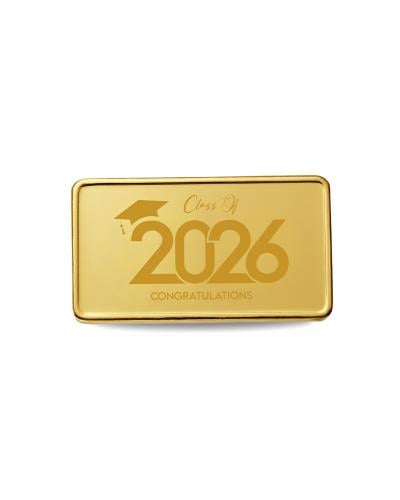 سبيكة ذهب بعنوان 2026 GRADUATION (تخرج 2026)