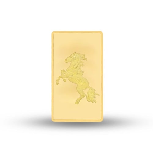 سبيكة ذهب وزن 50جرام عيار 24 .