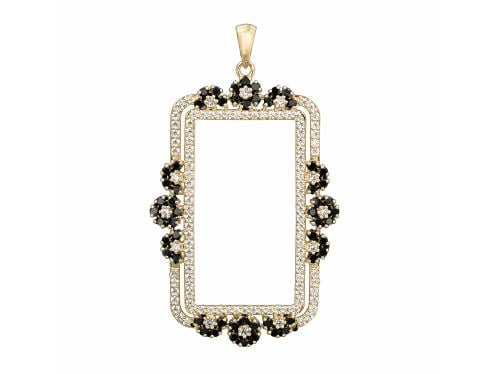 Alloy frame weighing (10) grams - 18 karat