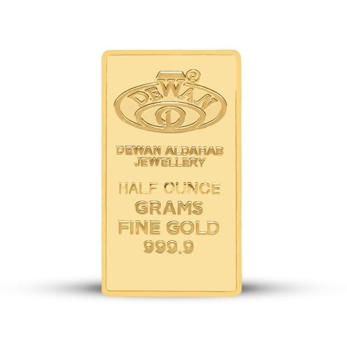 سبيكة ذهب 15.55 جرام عيار 24 .