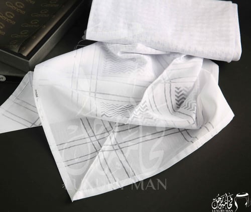 شماغ جنيفا ابيض سوفت