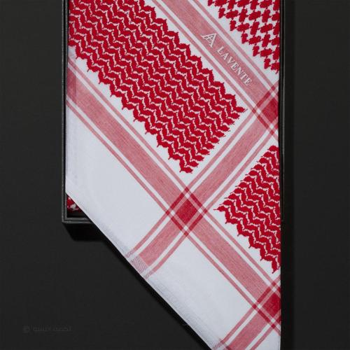 شماغ لافينت أحمر غامق