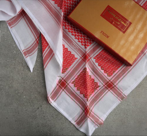 شماغ بروجيه دم الغزال احمر اخر اصدار