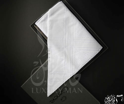 شماغ جنيفا ابيض سوفت