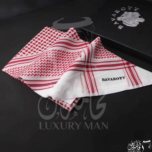 شماغ بافاروتي أحمر SY0R1