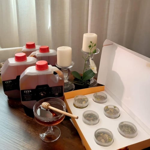 8 كيلو عسل سدر طبيعي 100% (قطفة جديدة درجة اولى) +...