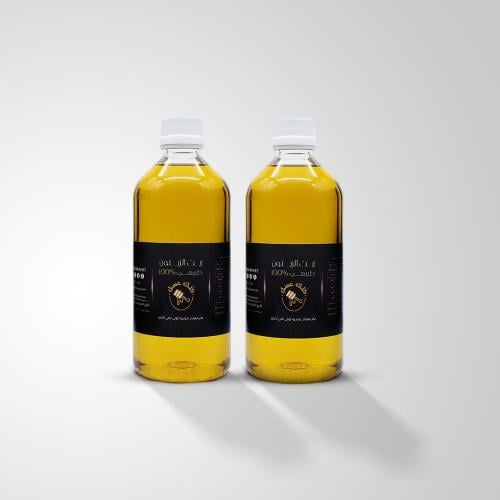 عرض عبوتين زيت زيتون بكر عصرة أولى إجمالي 1 لتر