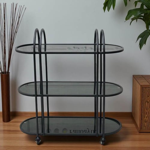 عربية تقديم 3 دور زجاج اسود